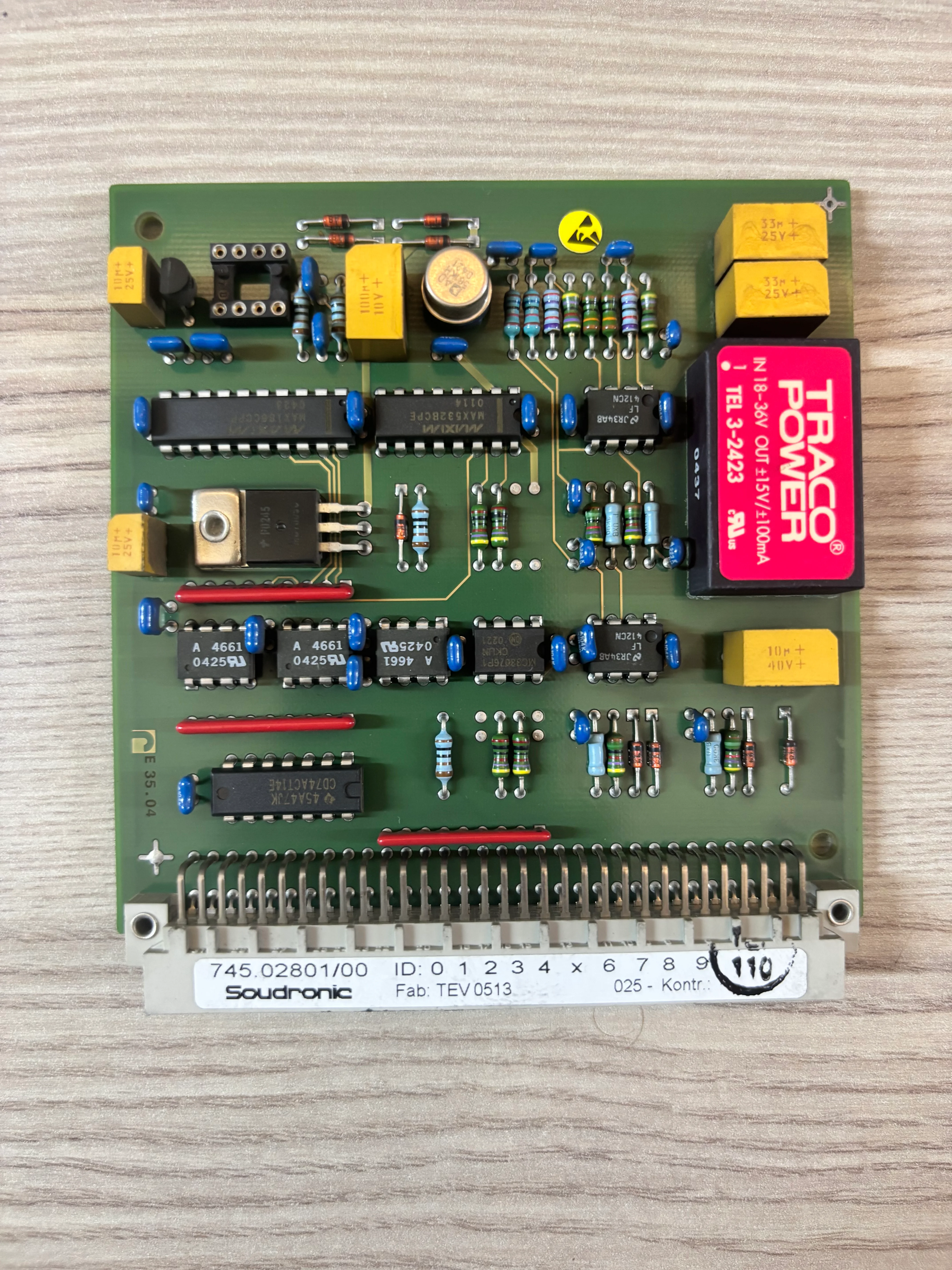 Soudronic 745-02801-00 Kontrol Modülü