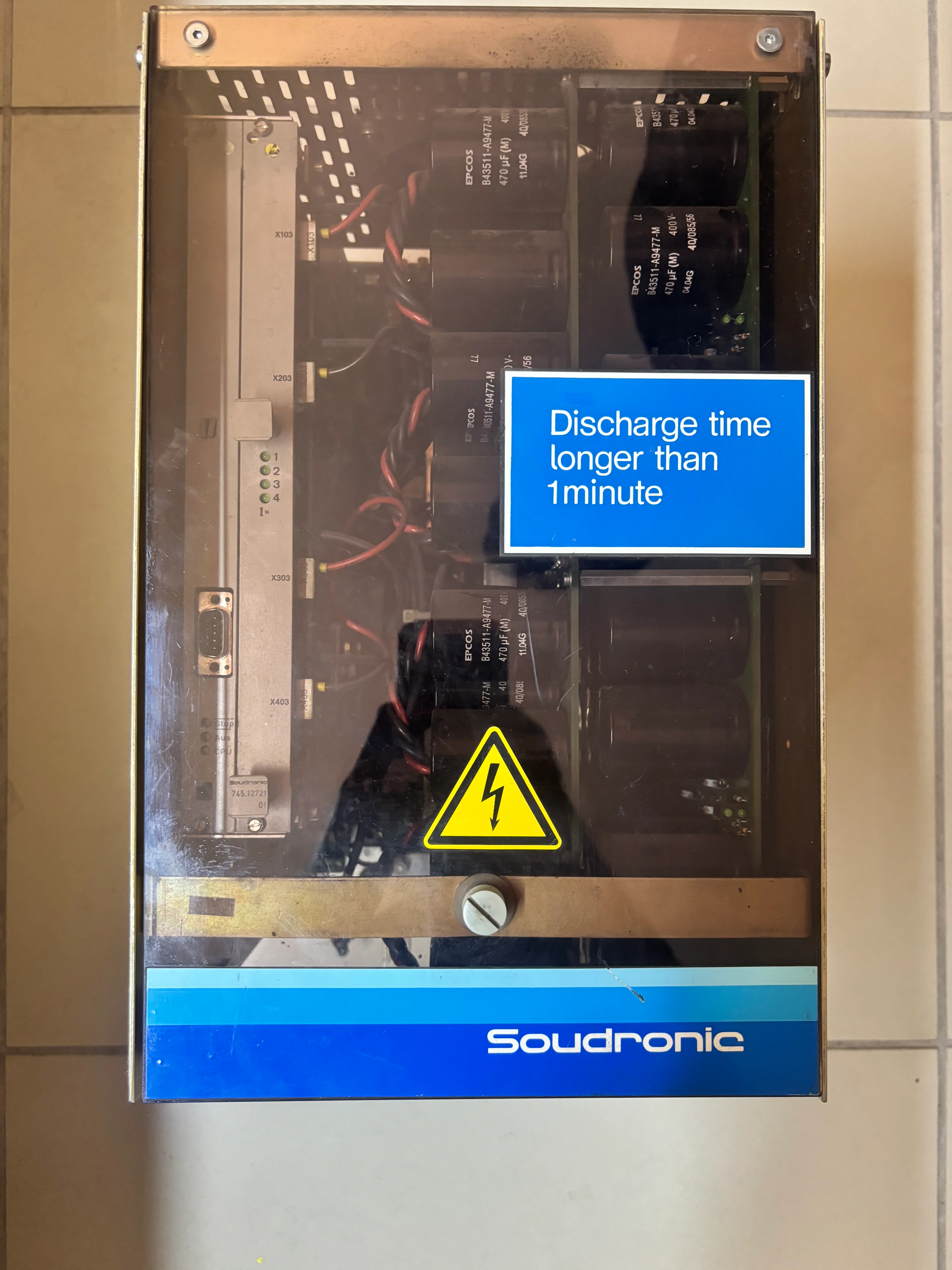 Soudronic UNISOUD 745.12221/22 Güç Ünitesi | Frekans Konvertörü Power Supply