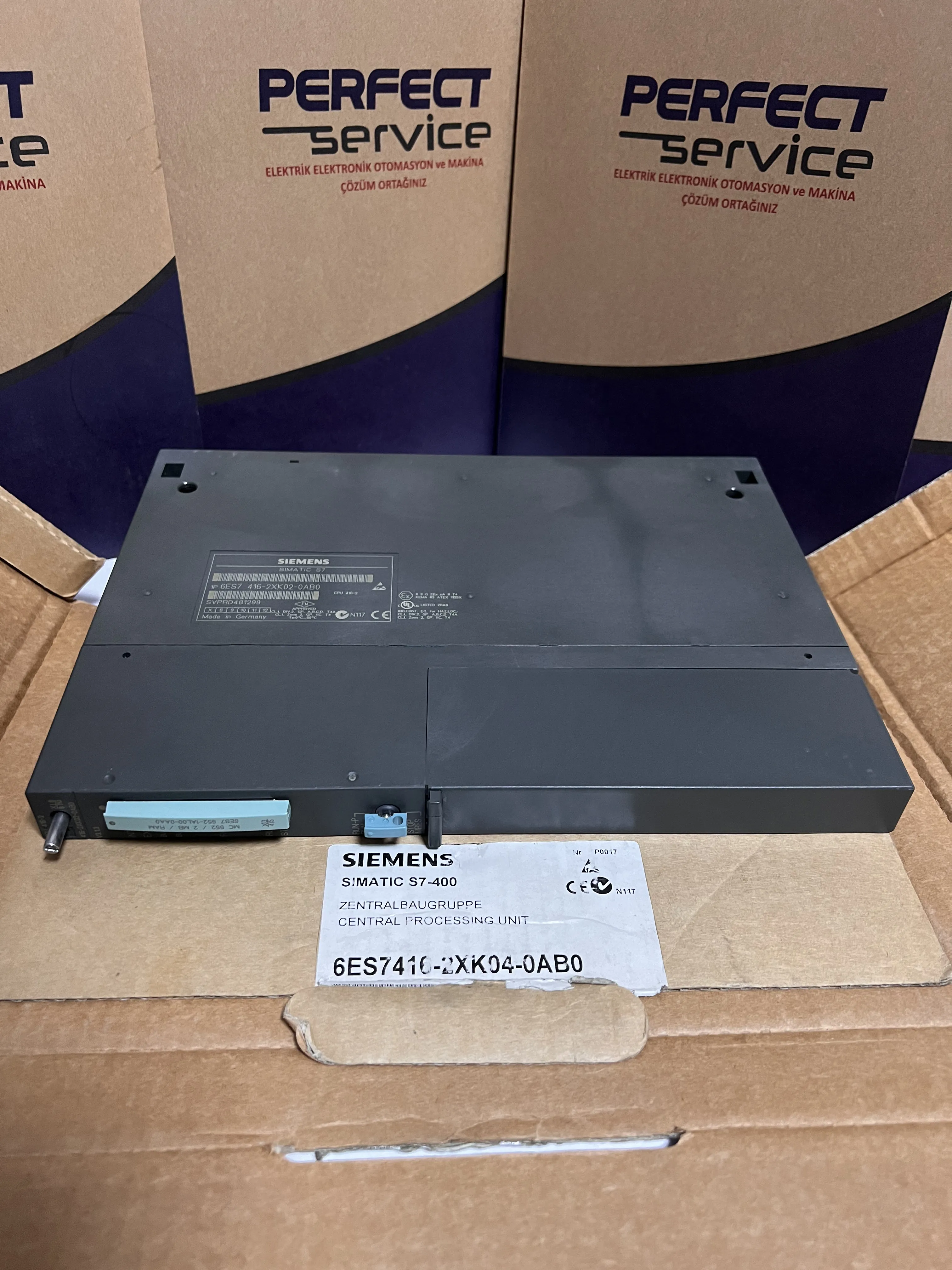Siemens 6ES7416-2XK02-0AB0 S7-400 CPU 416 | Yüksek Performanslı PLC