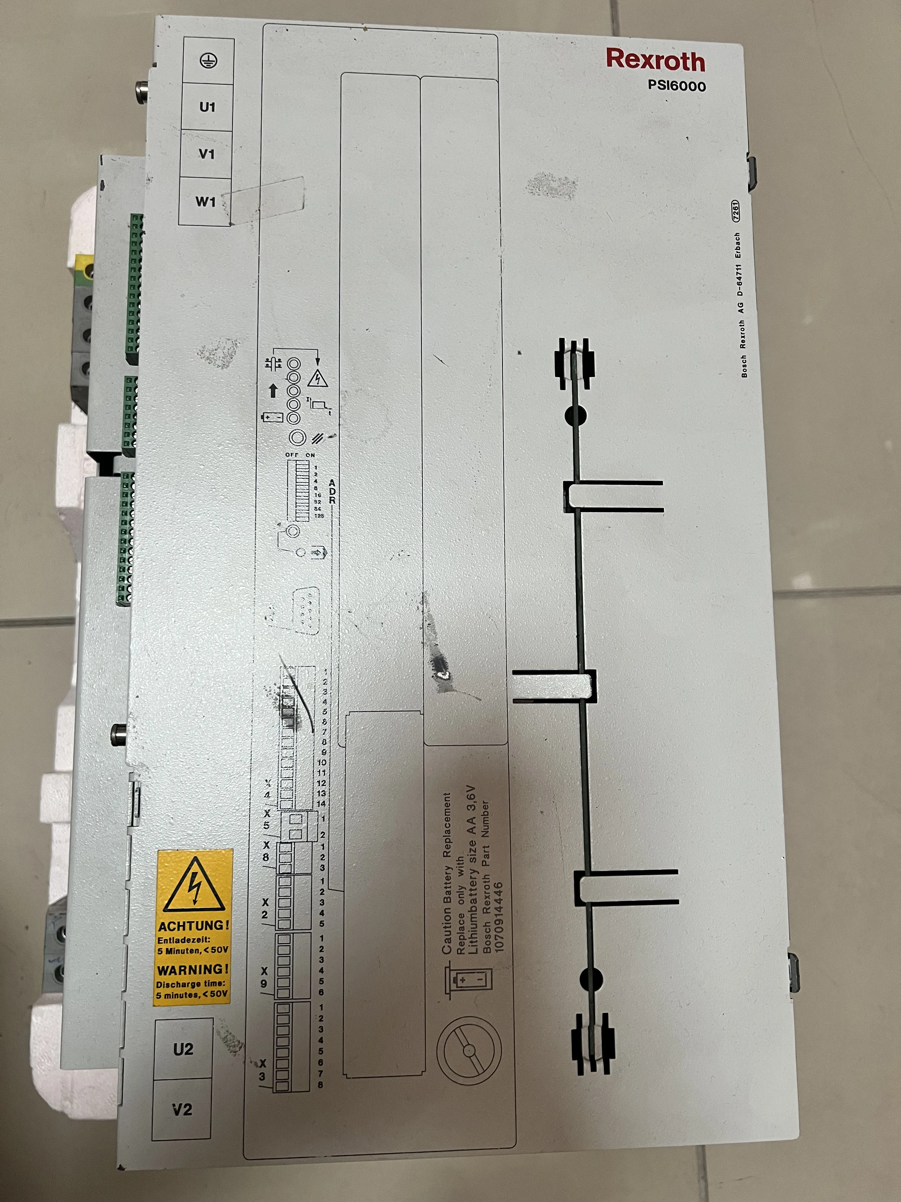 Bosch Rexroth PSI6000 Servo Sürücü Güç Kaynağı