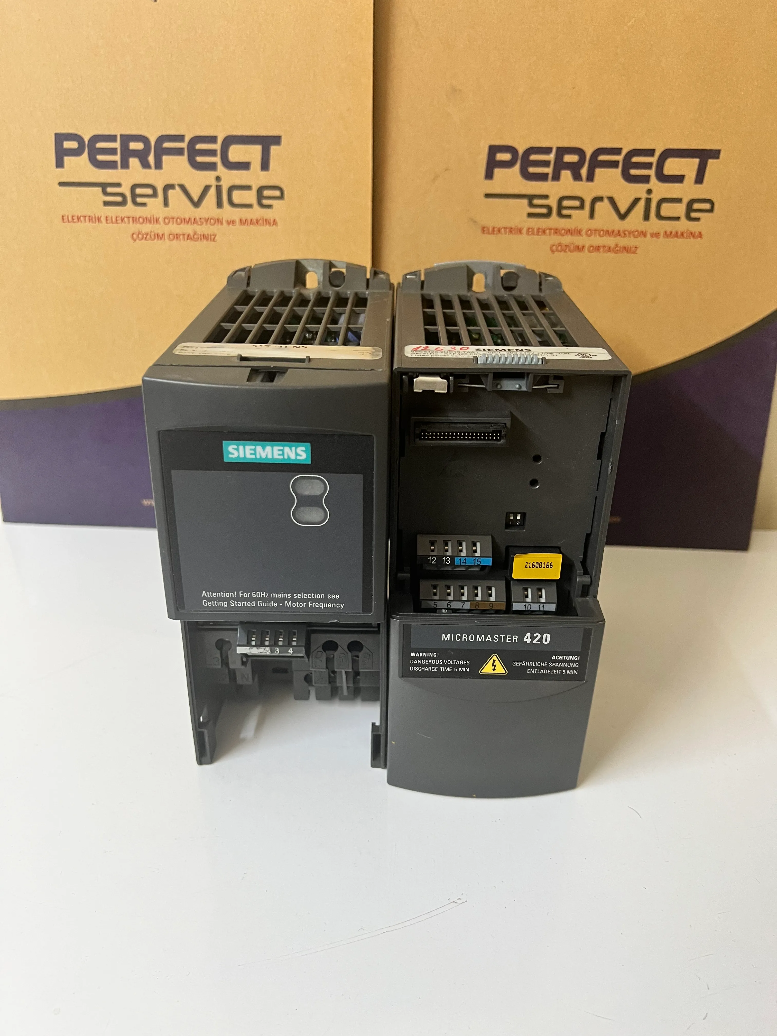 Siemens 6SE6420-2UC13-7AA1 Micromaster 420 Frekans İnverteri