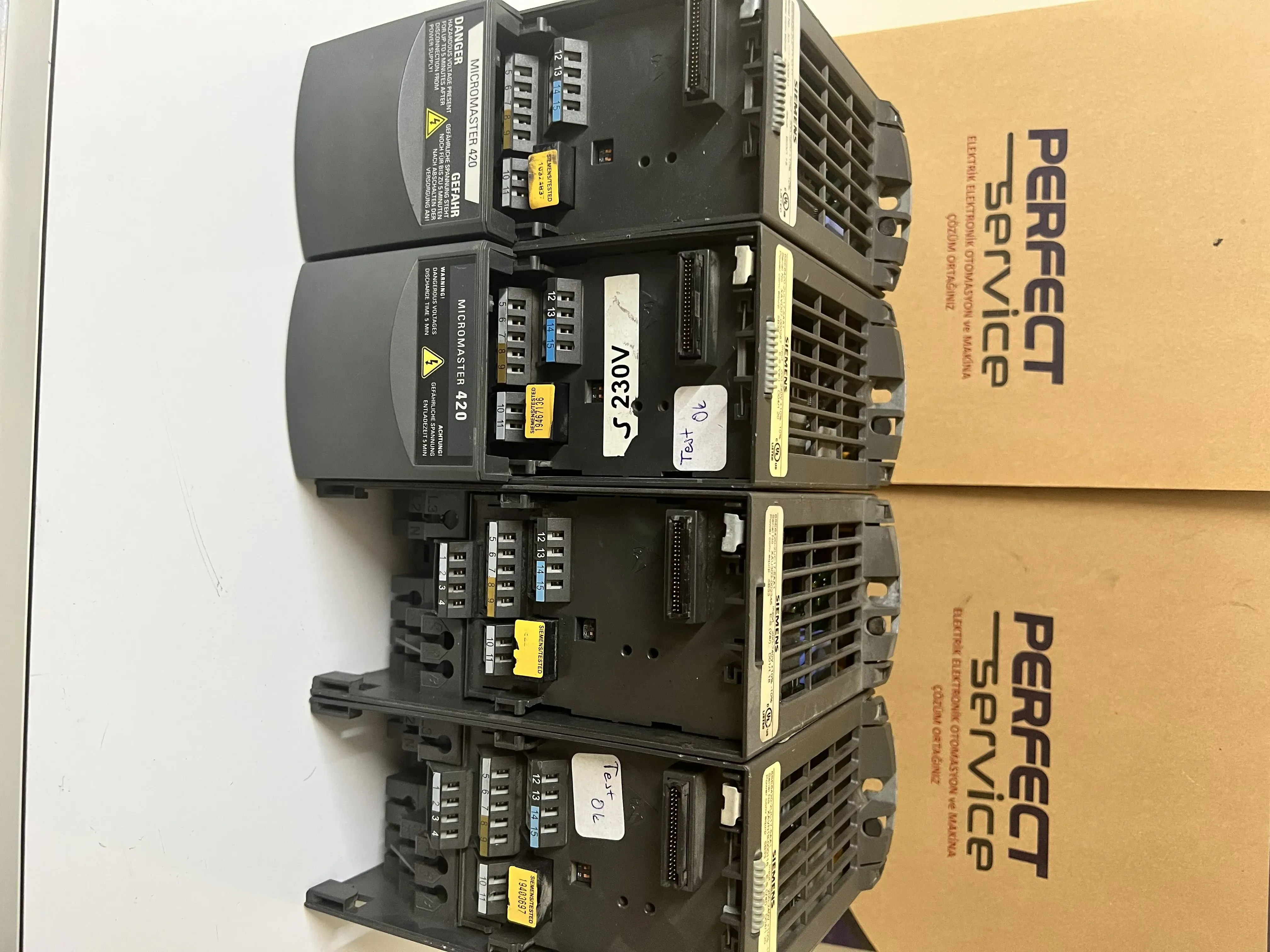 Siemens 6SE6420-2UC17-5AA1 Micromaster 420 Frekans İnverteri